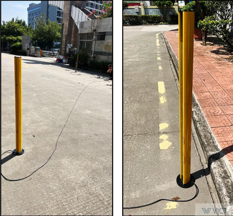 Sunlight-resistant safety light curtain